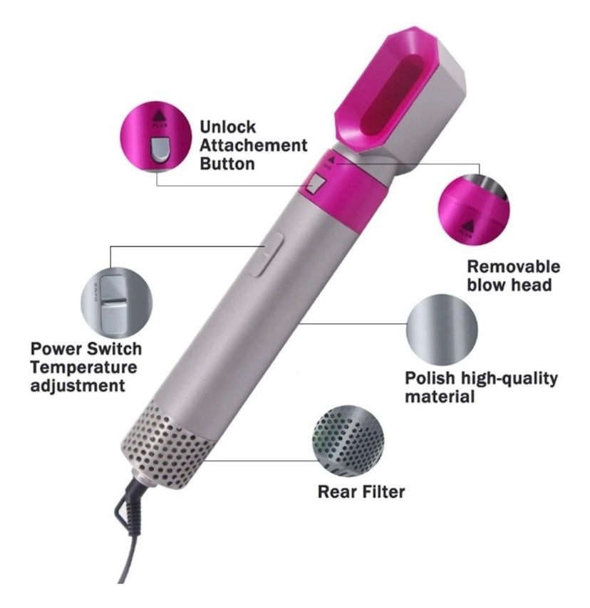 StylAir 5 en 1: Tu Cepillo Secador Todo en Uno